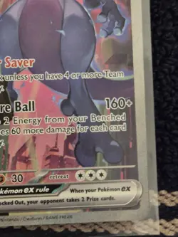 2025 Pokemon Destined Rivals Teamrocket's Mewtwo Ex 231/182 NM - Image 4