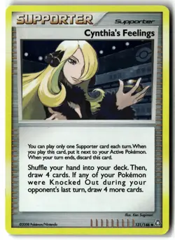 Cynthia's Feelings ⭐ 131/146 Holo Uncommon Legends Awakened 2008 Pokemon NM/LP - Image 1