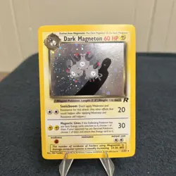 Pokemon Dark Magneton 11/82 Team Rocket Holo Rare 60 HP English - Image 2