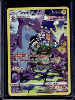 2023 Pokemon SWSH Crown Zenith Toxtricity Galarian Gallery #GG09/GG70 - Image 1
