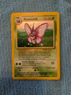Pokemon TCG Venomoth 13/64 Jungle Set Holo no jungle stamp - Image 3