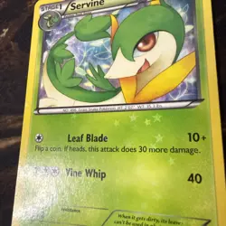 Servine RC2/RC25 Legendary Treasures: Radiant Collection Holo LP Pokemon Common - Image 3