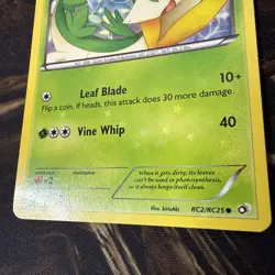 Servine RC2/RC25 Legendary Treasures: Radiant Collection Holo LP Pokemon Common - Image 4