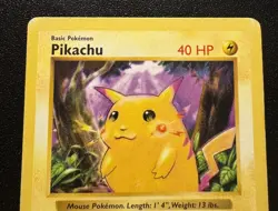 Pokemon Pikachu Base Set Shadowless 058/102 Red Cheeks Regular Common 40 HP 1999 - Image 4