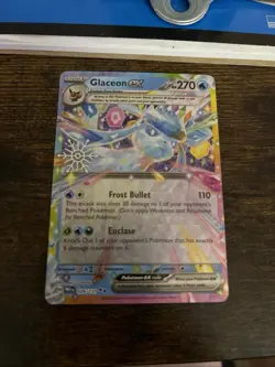 Glaceon ex 026/131 Pokemon TCG Holiday Calendar 2025 Festive Stamp Promo Card - Image 1