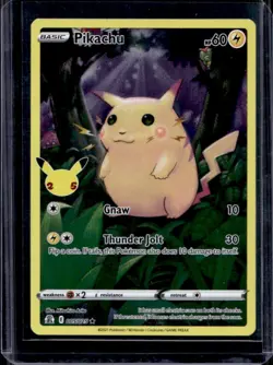 2021 Pokemon SWSH Celebrations Pikachu Holo #005/025 - Image 1
