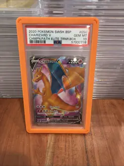 PSA 10 GEM MINT Pokemon Charizard V Champions Path Elite Trainer Box SWSH050 - Image 1