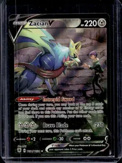 2022 Pokemon SWSH Astral Radiance Zacian V Trainer Gallery #TG21/TG30 - Image 1