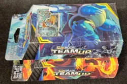 Pokemon SUN MOON TEAM UP Theme Deck BOTH Relentless Flame & Torrential Cannon - Image 3