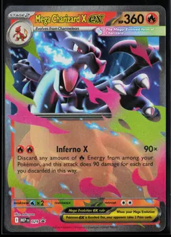 Mega Charizard X ex 2026 Pokemon 029 Black Star Promo Holo - NM - Image 1