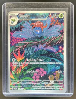 2023 Pokemon SV Obsidian Flames - OBF EN Gloom Illustration Rare #198/197 - Image 1
