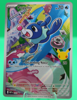 Popplio MEP 045 Pokemon First Partner Illustration Black Star Promo - Image 1