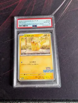 PSA 10 Pokemon Card Pikachu Illustration Contest Promo 242/SV-P 2024 Japanese - Image 1
