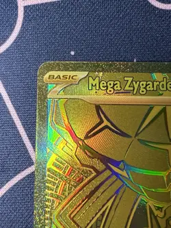 Pokemon Mega Zygarde EX 124/088 Gold Perfect Order English Hyper Rare - Image 3