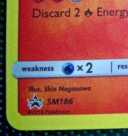 SM186 Flareon - Holo - Promo Black Star - SM Black Star Promo TCG Pokemon Card - Image 2