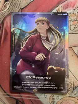 Gundam Card Game EX Resource Token EXRP 001 Relena Promo SDCC 2025 English - Image 1