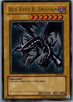 Red-Eyes B. Dragon SDJ-001 Ultra Rare Starter Deck: Joey Yu-Gi-Oh Unlimited MP - Image 1