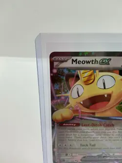 Pokemon TCG Meowth EX 62/88 Double Rare Perfect Order - Mint - Image 2