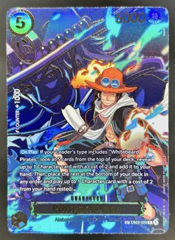2025 One Piece Carrying On His Will Portgas D. Ace Special Alt Art #EB02-028 - Image 1