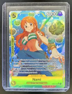 2026 One Piece Heroines Edition Nami Super Rare Alt Art #EB03-053 - Image 1