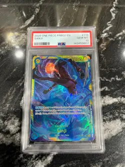 One Piece PSA 10 Sanji PRB02 EN OP06-119 the best booster Bandai card luffy sec - Image 1