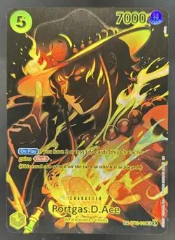 2025 One Piece Legacy of the Master Portgas.D.Ace Special Alt Art #ST13-011 - Image 1