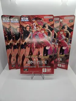 (Lot of 5) One Piece EB-03 Heroines Edition Sleeved Booster Packs - SEALED NEW - Image 1