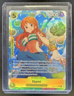 2026 One Piece Heroines Edition Nami Super Rare Alt Art #EB03-053 - Image 1