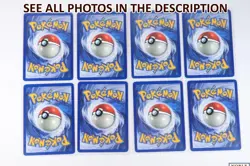Pokemon TCG Fossil 1st Ed Trainer Card Lot Gambler Recycle Mr. Fuji NM LP (CS) - Image 5