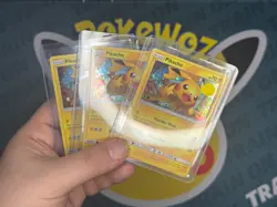 1 x Pokemon Pikachu SM76 Holo Black Star Promo Card @tho-919 - Image 1