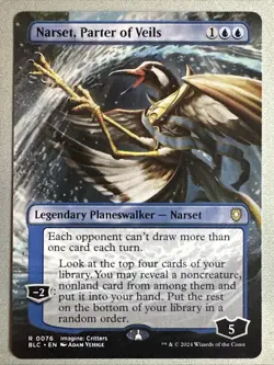 MTG / Narset, Parter of Veils / BLC / #76 / Regular (Borderless) / Rare / NM - Image 1