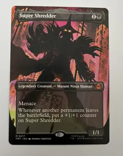 Super Shredder - Borderless - Teenage Mutant Ninja Turtles - MtG- NM - Image 1