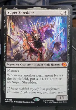 Super Shredder Teenage Mutant Ninja Turtles Regular MTG TMT M 0083 - Image 1