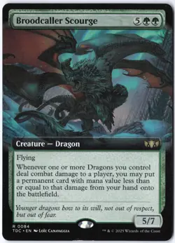 Broodcaller Scourge (Extended Art) R Commander: Tarkir: Dragonstorm 84 LP - Image 1