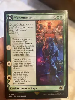 Welcome to . . . Jurassic Park MTG Mint Condition - Image 1