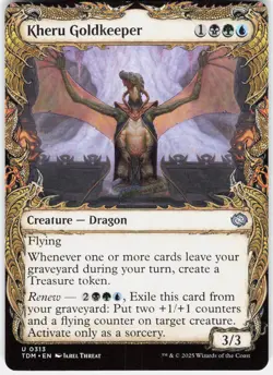 Kheru Goldkeeper (Showcase) U Tarkir: Dragonstorm 313 LP - Image 1
