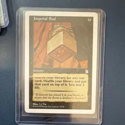 Imperial Seal Portal Three Kingdoms Rare Sorcery Black English Wizards Li Tie - Image 1