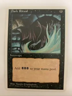 MTG NM Dark Ritual Core Set Fourth 4th Edition MAGIC CARD - Image 1