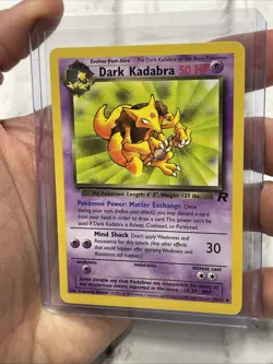 Pokemon TCG Kadabra 39/82 Regular Uncommon Team Rocket Vintage Nintendo NM/MT - Image 2