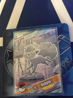 ⭐ New! Vulpix PM-SSR No. 007 SSR Holo Eif Origin 4.0 Non-TCG Pokemon Card - Image 1
