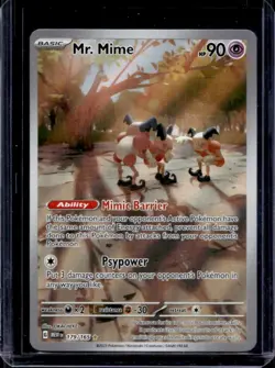 2023 Pokemon SV 151 Mr. Mime #179/165 - Image 1