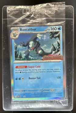 Pokemon Paldea Evolved Prerelease Staff Stamped Four Card Promo Pack - Image 1
