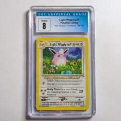 CGC 8 Light Wigglytuff 54/105 Neo Destiny 2002 Pokemon - Image 2