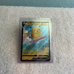 Pokemon Surfing Pikachu V 008/025 Celebrations Ultra Rare Holo - Image 1