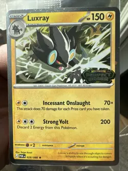 Luxray 028/088 - Holo Rare and Reverse Holo Pokemon Perfect Order - English NM - Image 1