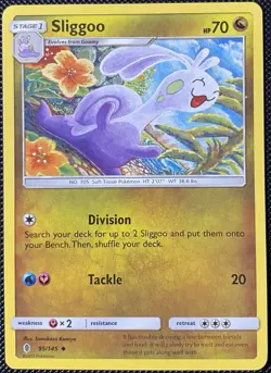 Sliggoo 95/145 Sm-Guardians Rising Regular - Pokemon Card - Image 1