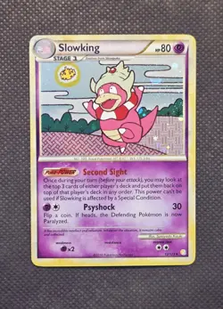 Slowking 12/123 Holo Rare (2010) HeartGold & SoulSilver Pokemon TCG Vintage NM- - Image 1