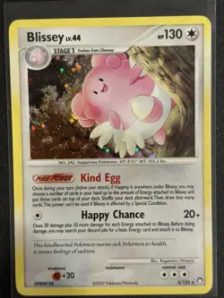 Pokemon Blissey Mysterious Treasures 5/123 Holo Rare 2007 - Image 1