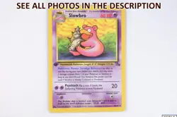 Pokemon Slowbro 1st Edition Fossil Set 43/62 Uncommon Lot of 5 NM LP (CS) - Image 2