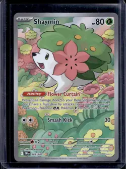 2025 Pokemon Destined Rivals Shaymin #185/182 - Image 1